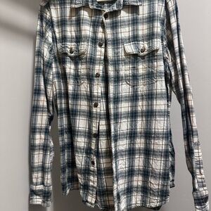 Sonoma Plaid Button-Up Shirt - Size Large